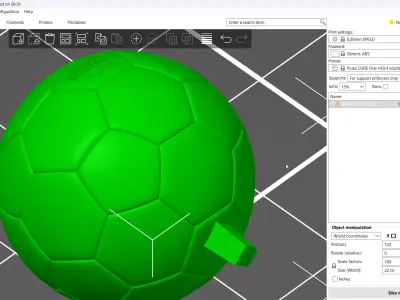 Ballon dOr France best football player  3D print model