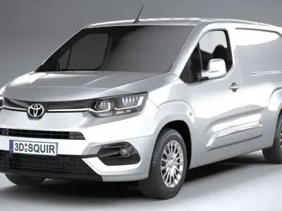Toyota ProAce City Van Long 2020 3D model