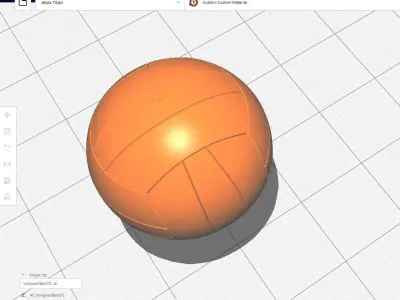 Voleyball Ball STL01 3D print model