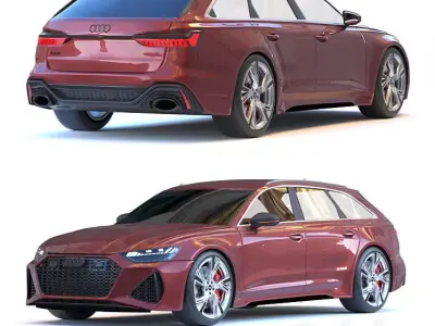 Audi rs6 avant 3D model
