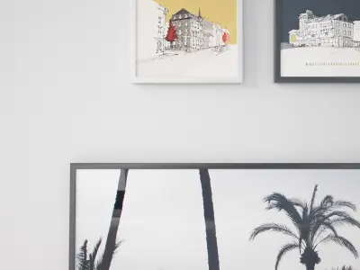 Picture Frames 3D model