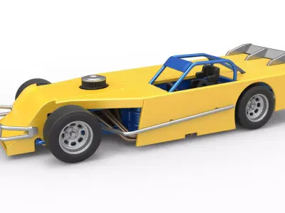 Asphalt Modified stock car Version 5 Scale 1 to 25 3D print model