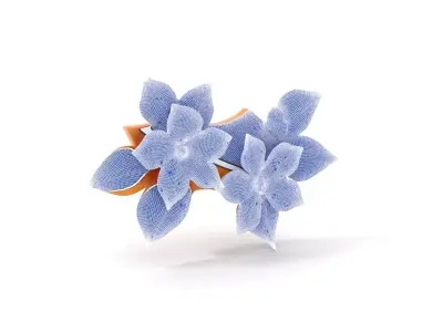 Elegant Floral BasRelief model pack Low-poly 3D model