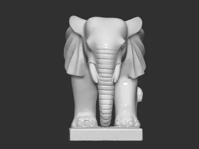 elephant 3D print model