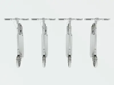 electric scooter Unicool Foldable 3D model