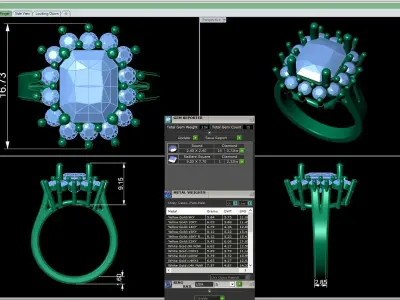 CAD-2072-Ring 3D print model