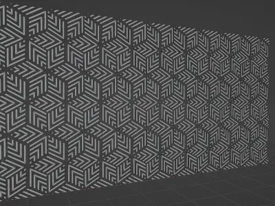 Wall wood seamless set2 V26 3D model