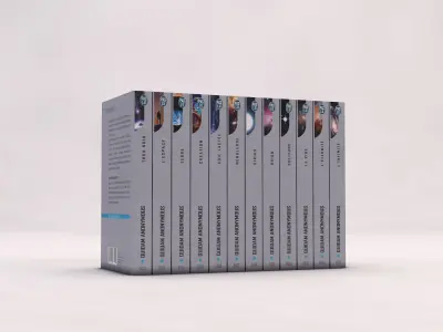 BOOK---Pocket Set-01 Low-poly 3D model