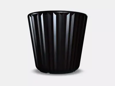 BJORNBAMBU Flowerpot Low-poly 3D model