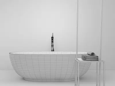 Bathroom furniture set  Arcom  eLy 3D model