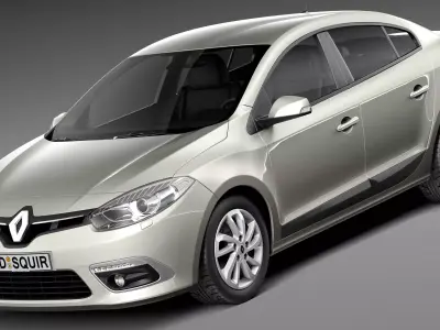 Renault Fluence 2013 3D model