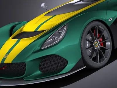 Lotus 3-eleven 2017 VRAY 3D model