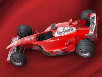 f1 ferrari hidetail 2005 3D model