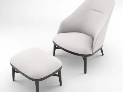 Stellar Works - Bund Lounge Chair 3D model