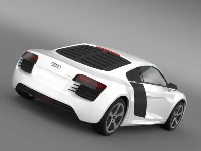 Audi R8 eTron Prototype 2013 3D model