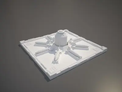 Bio-Rocket Launch Facility 3D print model