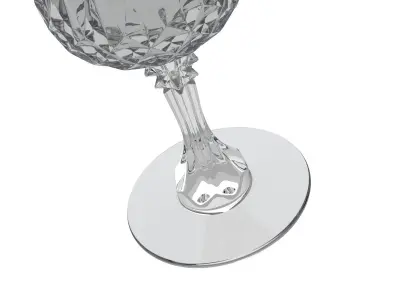 Bar Craft Acrylic Ornate Elegance Wine Glass 3D model