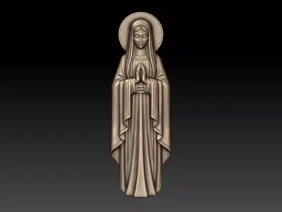 Virgin Mary 19 3D print model