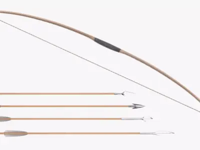 -Bow and Arrows- 3D model