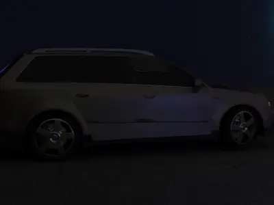 Audi A4 B6 Avant Free 3D model