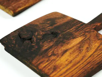 polypasta - lupadesign cuttingboards oak smoked set 3D model