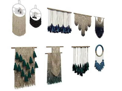 Macrame Decor 3D model