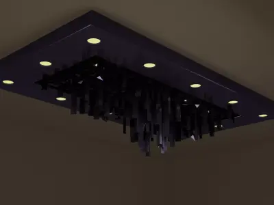 ceiling luster lights decoration  3D model