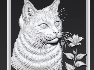 Cat A16 3D print model