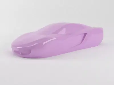 The silhouette of the car 2011 McLaren MP4-12C Coupe 3D print model