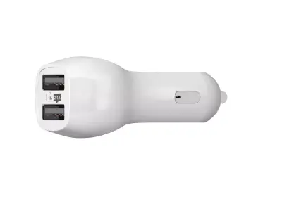 USB Car Charger  Low-poly 3D model