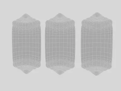 old stone pub sign Low-poly 3D model