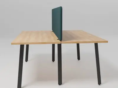 OGI A - Rectangular workstation bench - Free 3D model