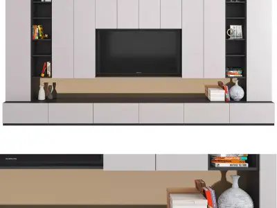 TV Wall Shkafulkin Stenka Eva 3D model