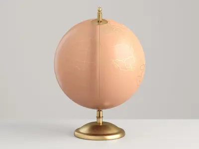 Globe Decorative 3D model