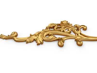 Classic decor ornament carved 27 3D model