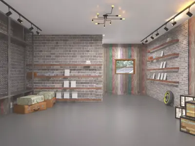 Home Garage 3D model purchase