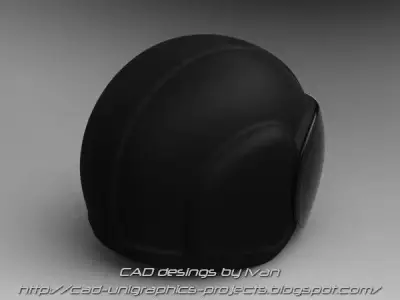 motor helmet v2 Free 3D model