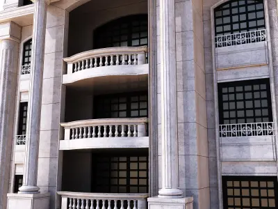 Luxury Building 5 3D model