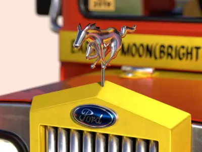 Pinoy Jeepney - stylized 3D model