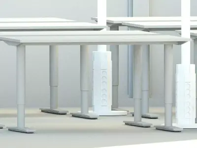 Revit - Service outlet pole package 3D model