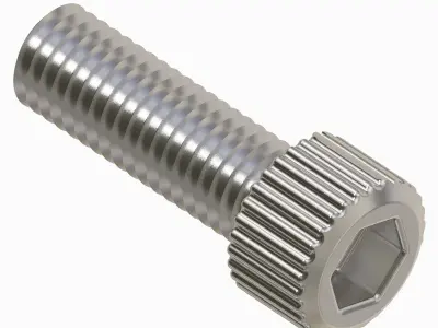 Steel Socket Bolt 3D print model