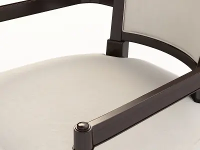 Bolier Modern Luxury Arm Chair 90015 3D model