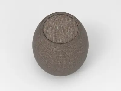 Egy Pouf Low-poly 3D model