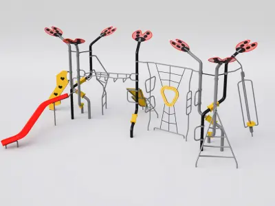 Ladybird Playground set 2 3D model