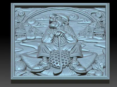 Golf Club 3D print model