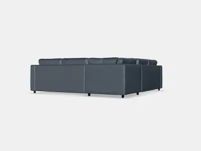 VIMLE Corner sofa 4-seat 6 Low-poly 3D model
