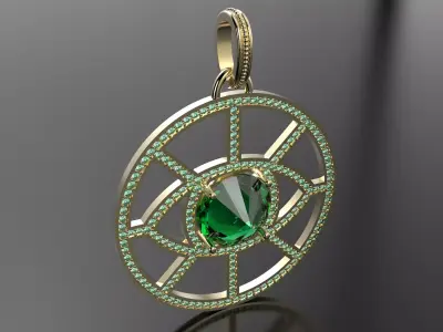 Eye pendant  3D print model