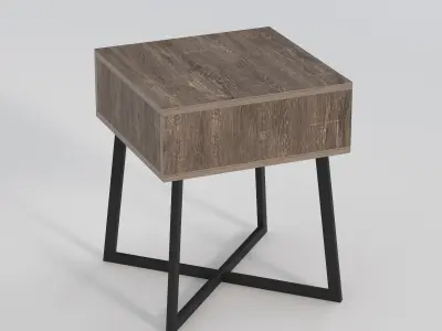 63707 Astoria Bedside Table 3D model