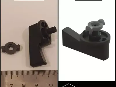 Cabinet Door Lock 3D print model