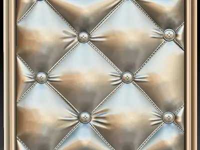 Upholstered with picture frame for CNC 3D Router 3D print model